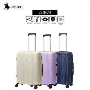 RCBPC LITE 28inch Polypropylene [PP] Hard Case Expandable TSA Lock Secure Zip Luggage
