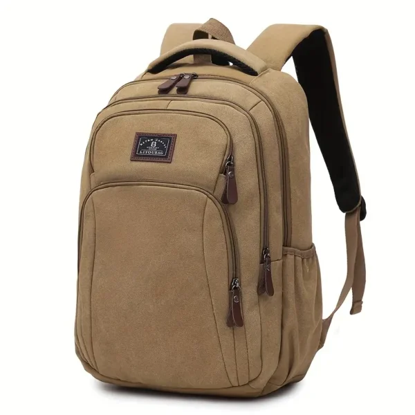 d80b1979-4494-4ead-8608-365eed6f2bcb Men's Durable Canvas Backpack