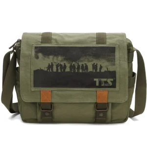 Vintage Inspired Canvas Satchel Bag for Men and Women